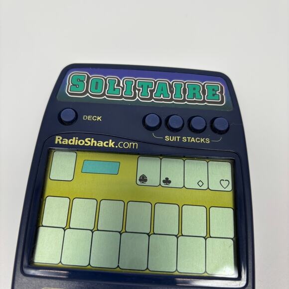 Vintage Radio Shack Solitaire Handheld Game Electronic Travel Tested Works - Picture 3 of 7